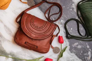 Lucy - The Crossbody -Cognac