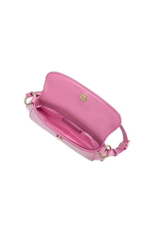 Melie Bianco Amari Orchid Recycled Vegan Shoulder Bag