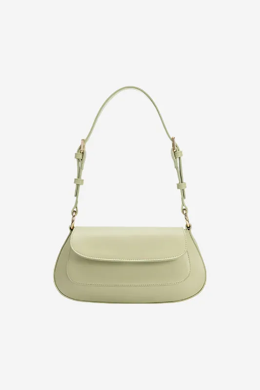 Melie Bianco Amari Pistachio Recycled Vegan Shoulder Bag