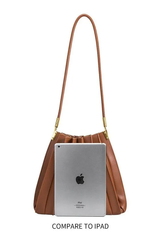 Melie Bianco Carrie Blush Medium Vegan Shoulder Bag