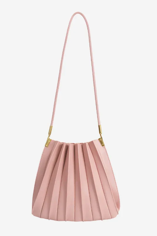 Melie Bianco Carrie Blush Medium Vegan Shoulder Bag