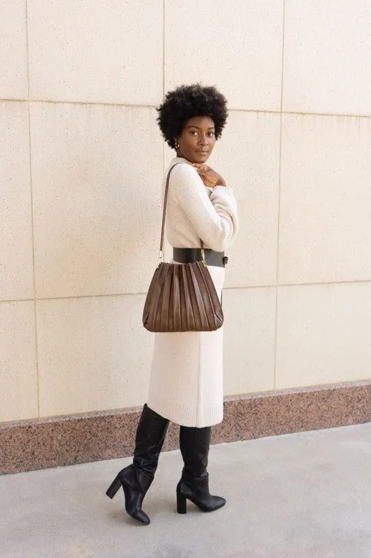 Melie Bianco Carrie Medium Vegan Shoulder Bag
