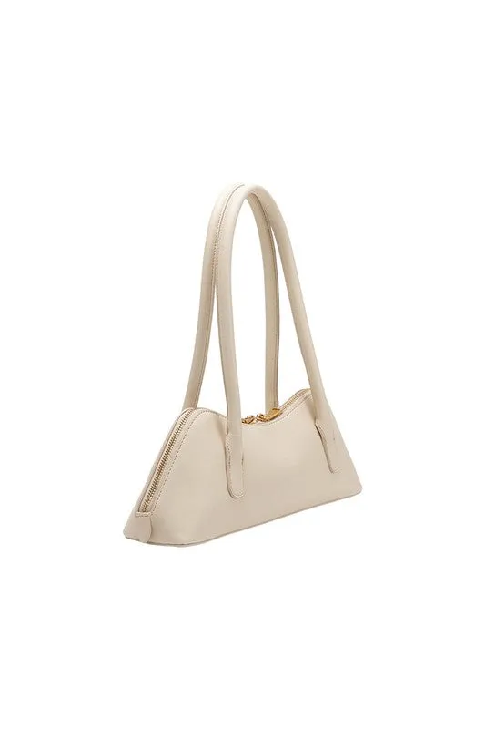 Melie Bianco Dakota Ivory Recycled Vegan Shoulder Bag