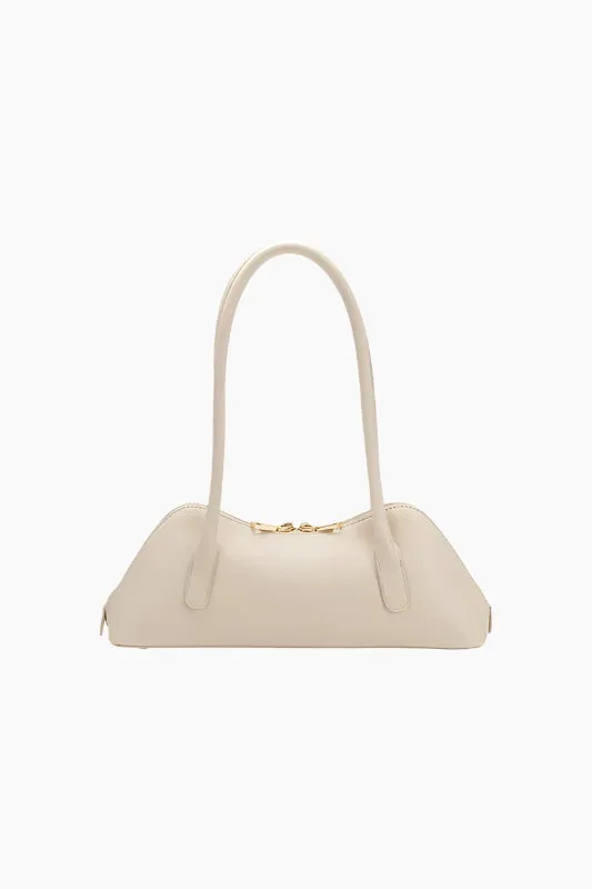Melie Bianco Dakota Ivory Recycled Vegan Shoulder Bag