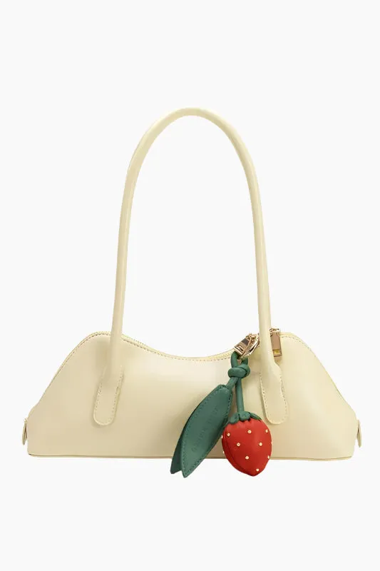 Melie Bianco Dakota Yellow Recycled Vegan Shoulder Bag