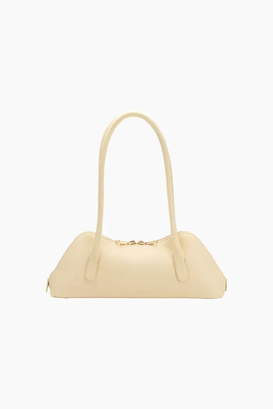 Melie Bianco Dakota Yellow Recycled Vegan Shoulder Bag