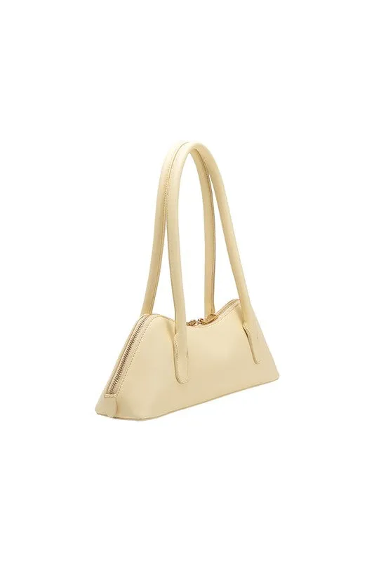 Melie Bianco Dakota Yellow Recycled Vegan Shoulder Bag