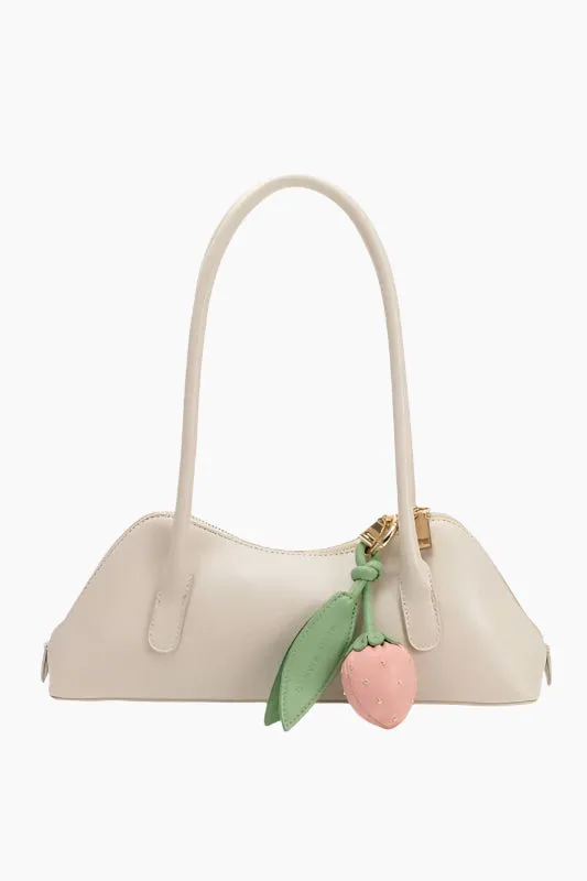 Melie Bianco Pink Strawberry Bag Charm