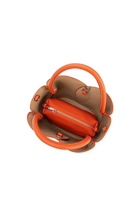 Melie Bianco Tulip Top-Handle Crossbody Tote