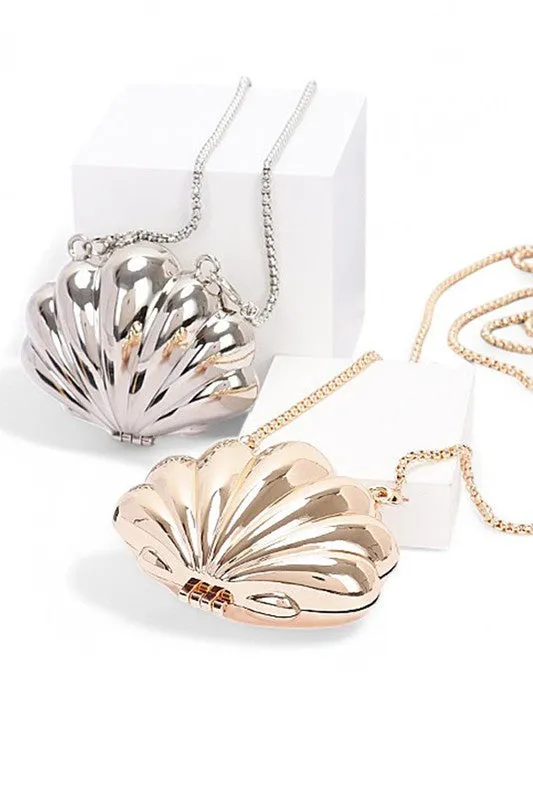 Mini Sea Shell Box Clutch Bag