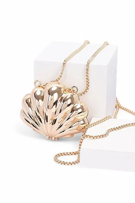 Mini Sea Shell Box Clutch Bag