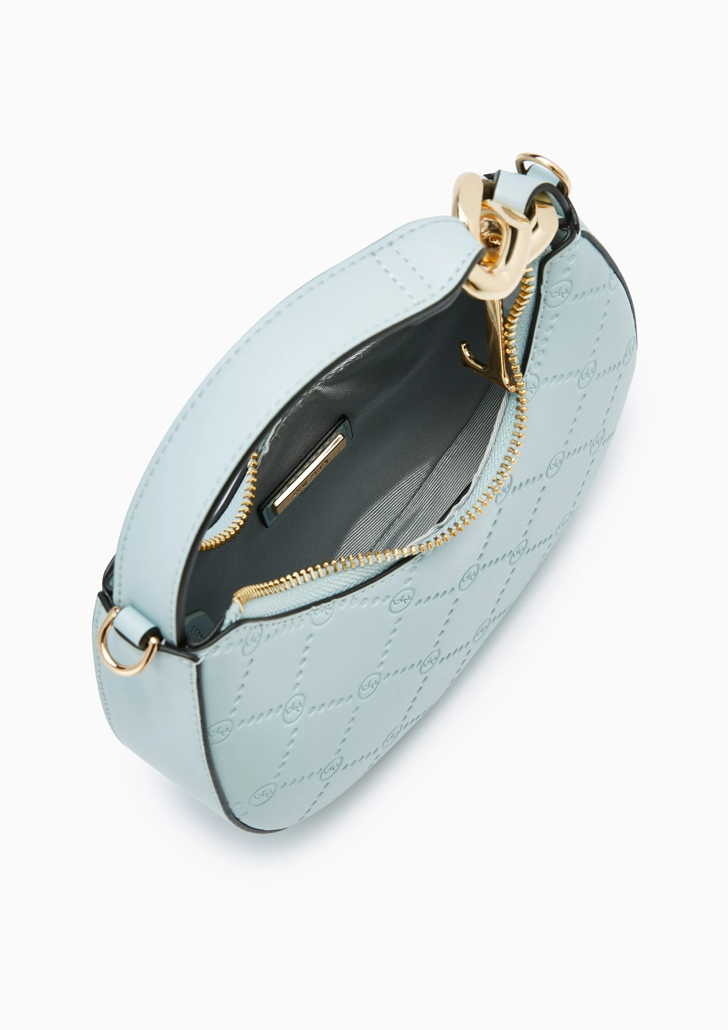 Minky Top Handle Bag Blue