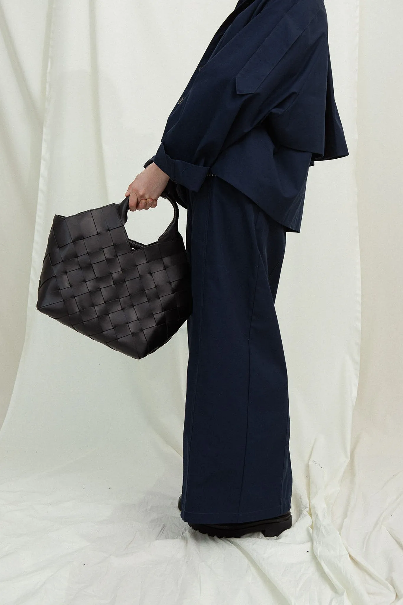 MISU L Kombu Green Mix Shoulder bag