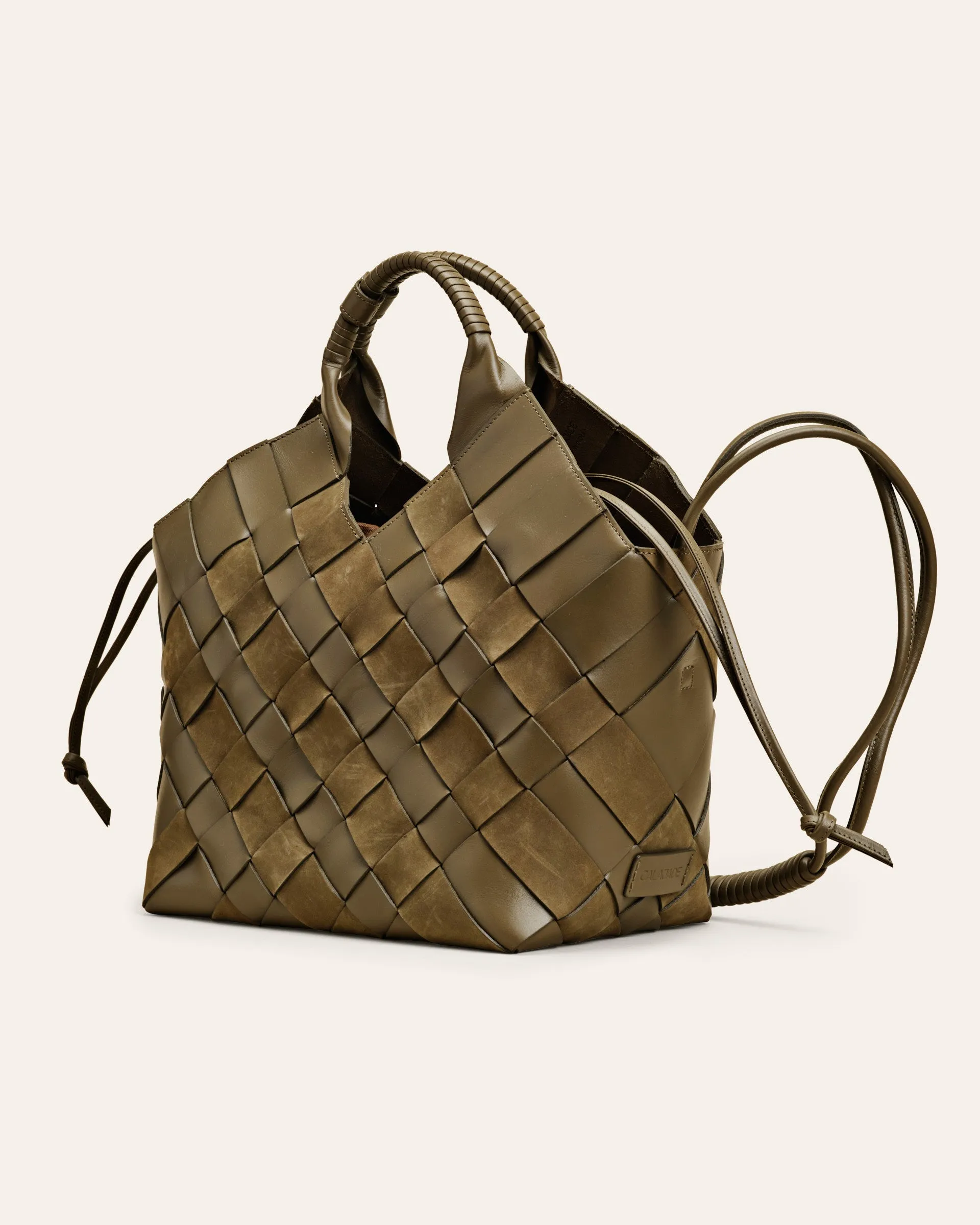 MISU L Kombu Green Mix Shoulder bag
