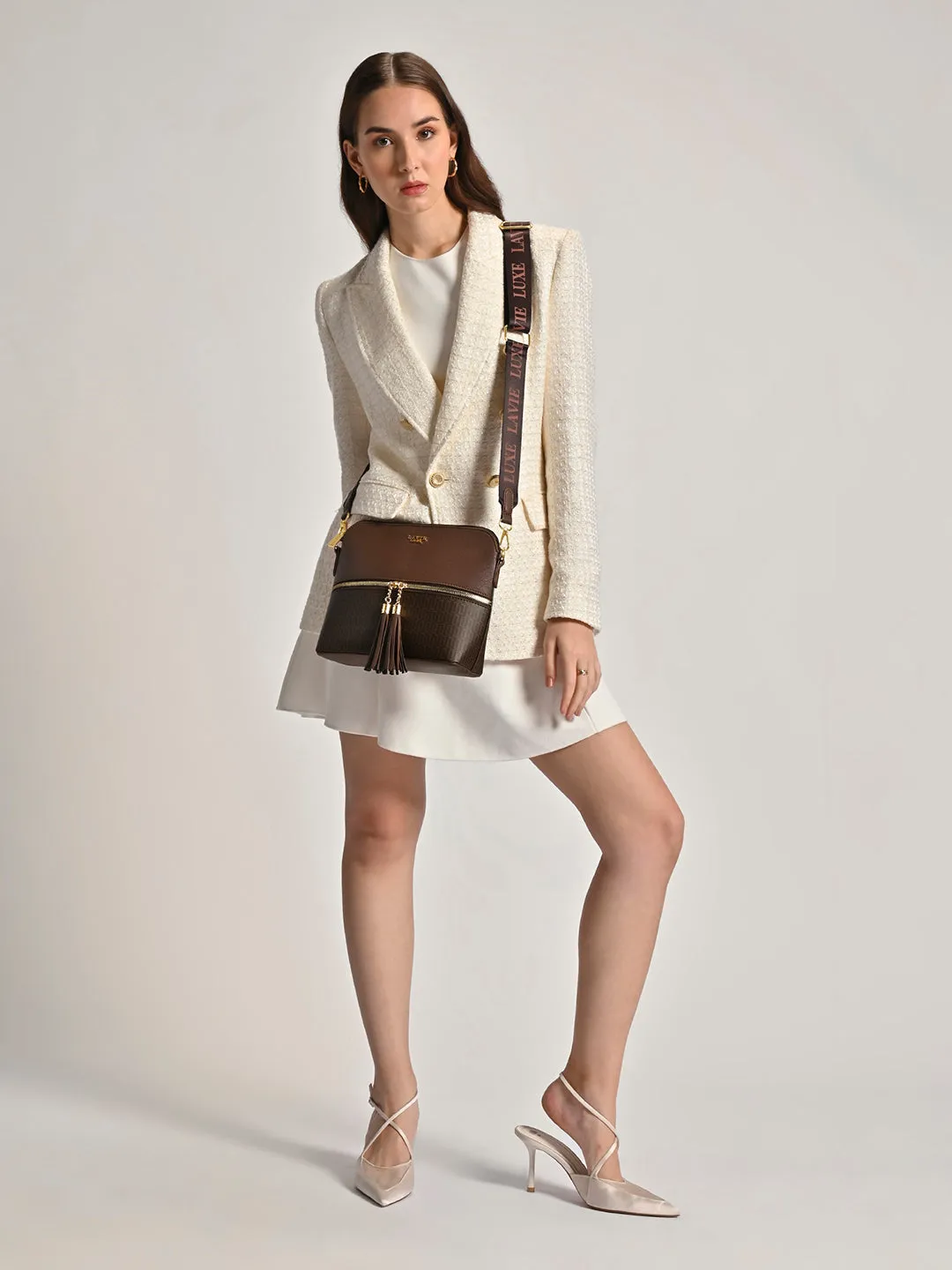 Mono Tiara25 Tassel Medium Sling Handbag