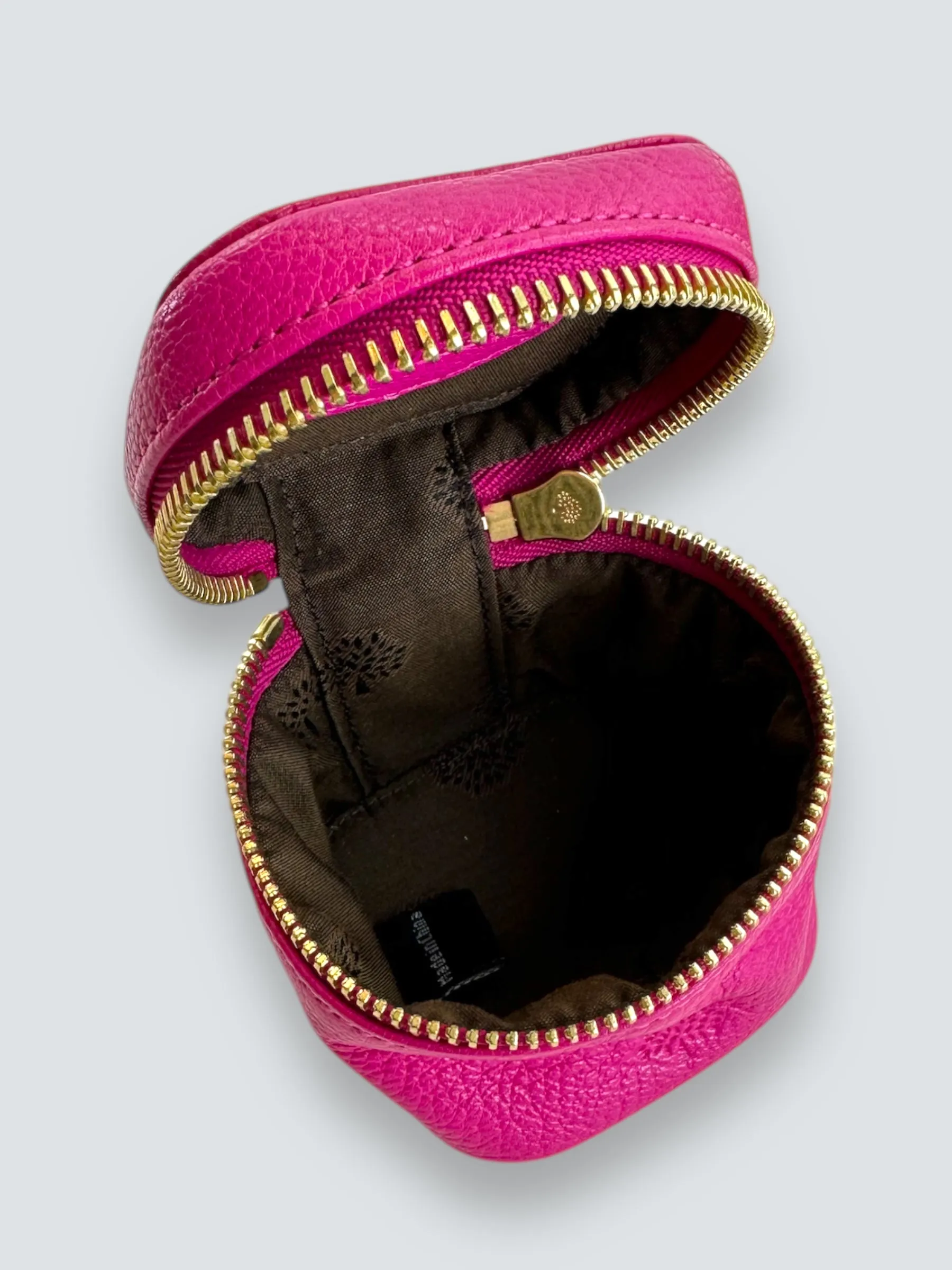 Mulberry Pink Makeup Bag