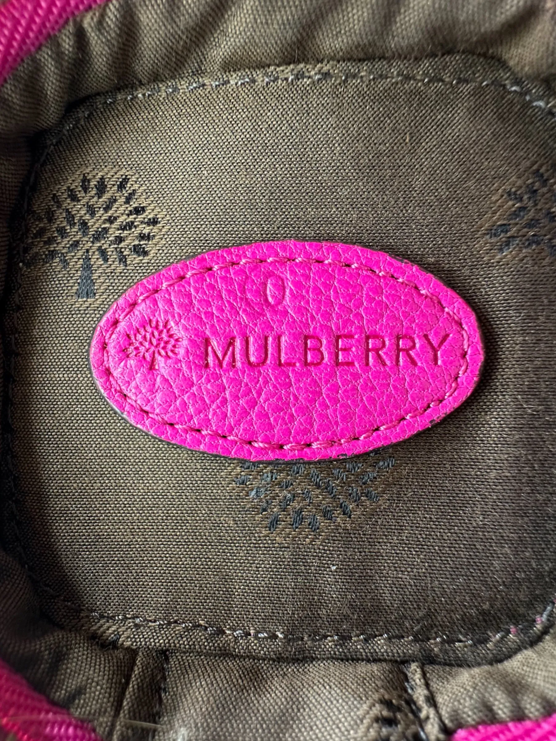 Mulberry Pink Makeup Bag