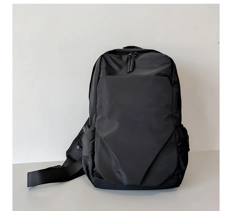 Nylon Gray Large Sling Bag For Men Sling Bag For Big Men Mens Large Sling Bag