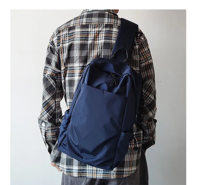 Nylon Navy Large Sling Bag For Men Sling Bag For Big Men Mens Large Sling Bag