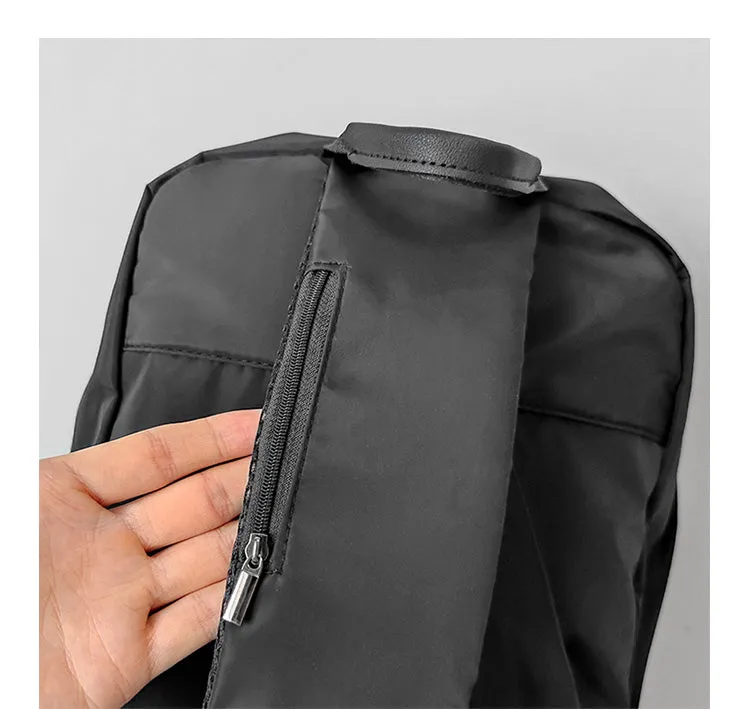 Nylon Navy Large Sling Bag For Men Sling Bag For Big Men Mens Large Sling Bag