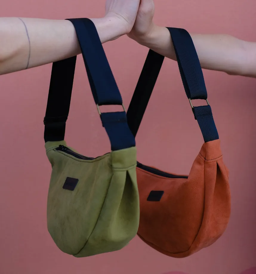 Olive Green Banana Bag