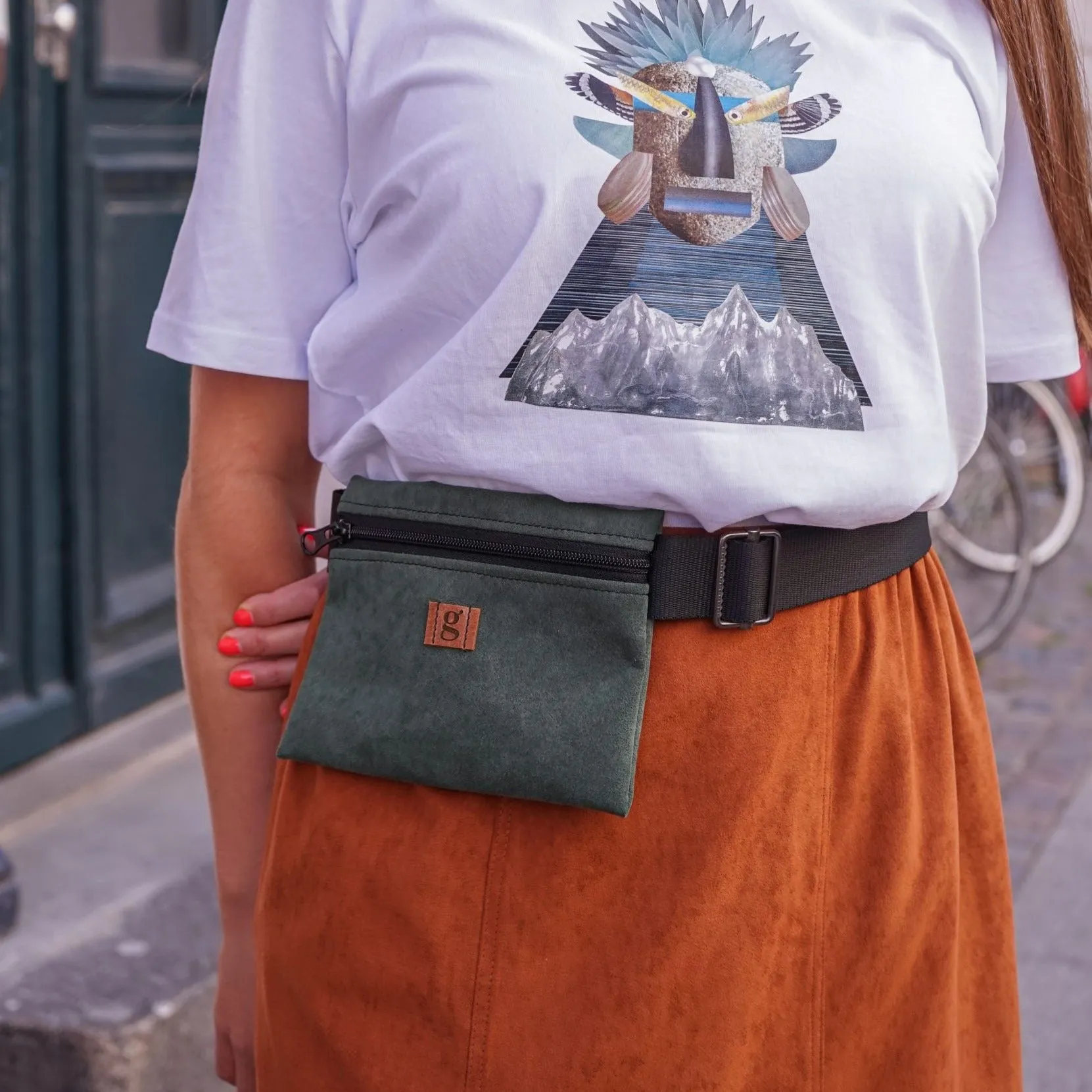 Olive Green Waist Bag