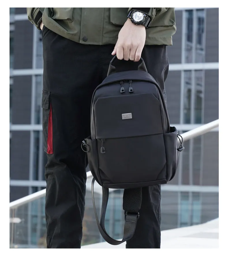 Oxford Fabric Big Sling Bag For Men Large Sling Bag For Men Black Large Sling Bag
