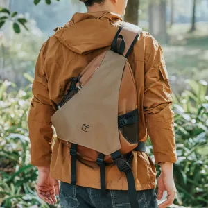 Oxford Fabric Large Sling Bag For Men Waterproof Hiking Sling Bag For Big Men