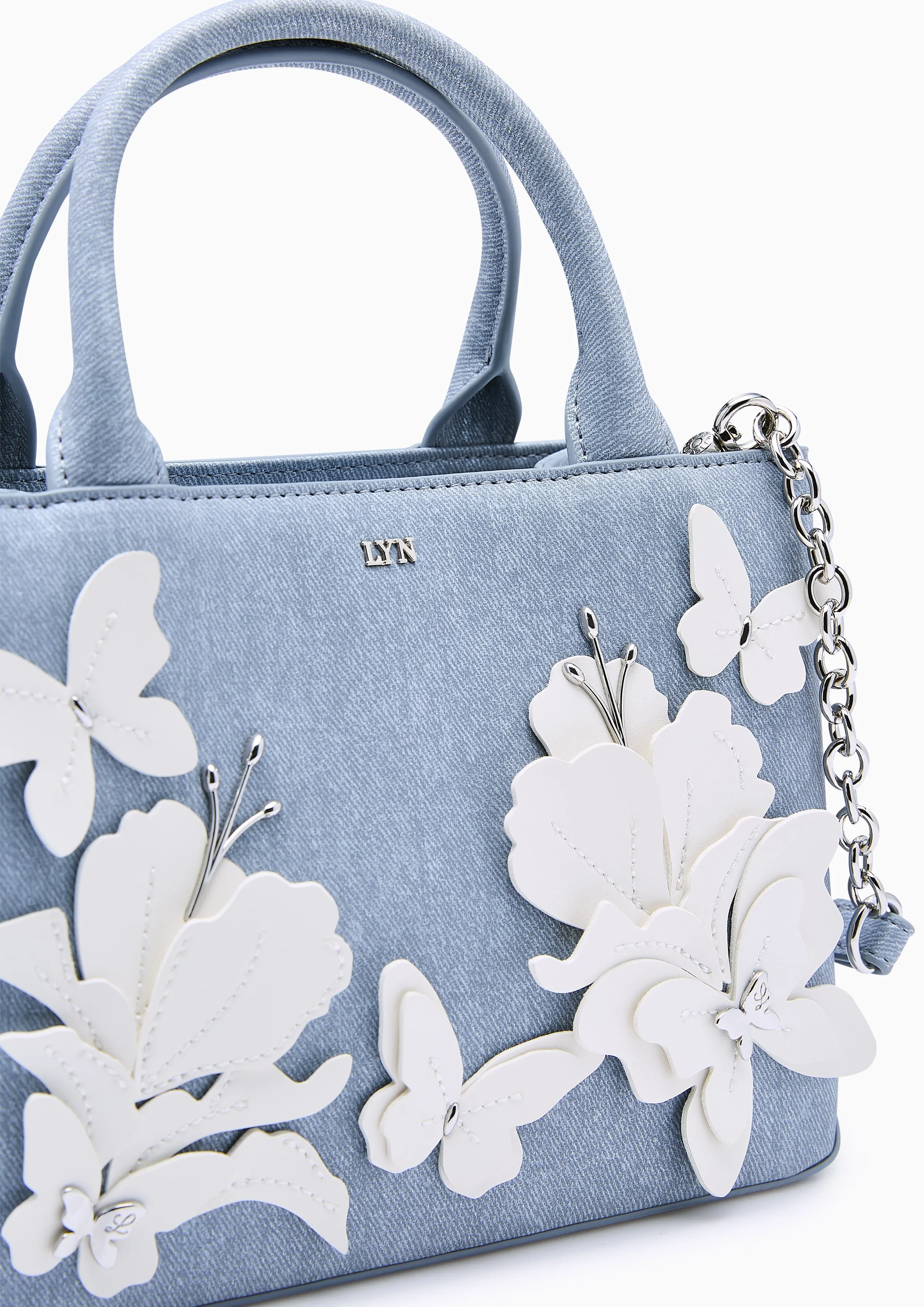 Papier M Top Handle Bag Blue