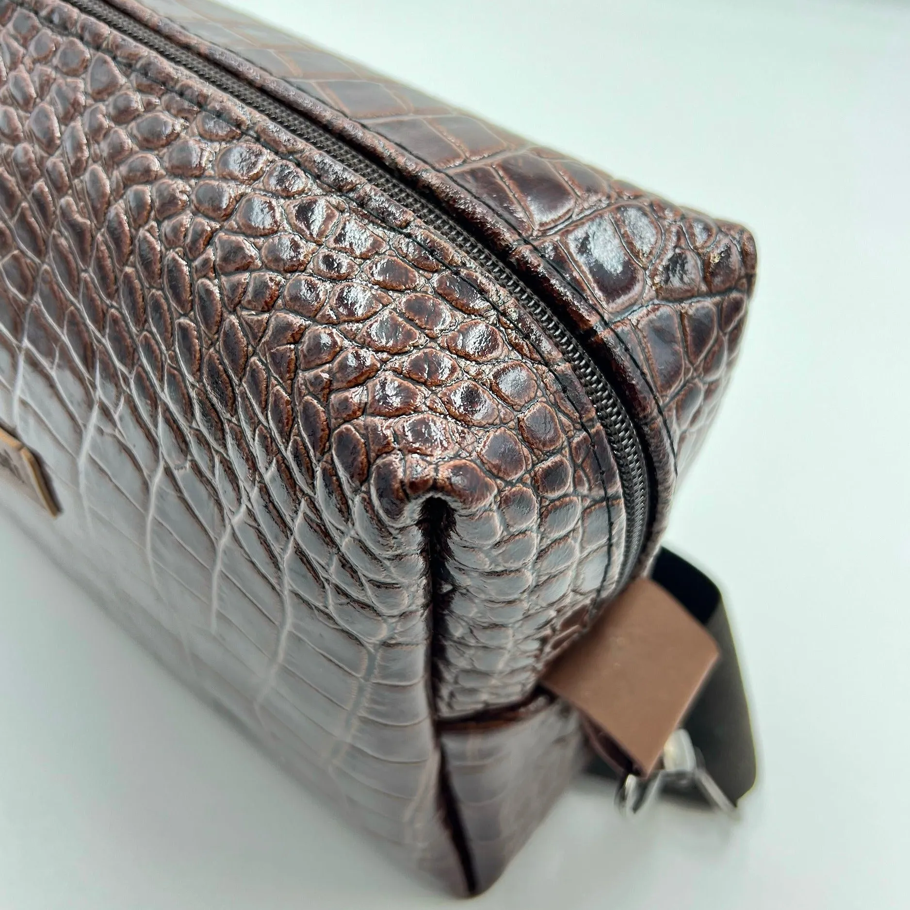Pecan Brown Leather Bag