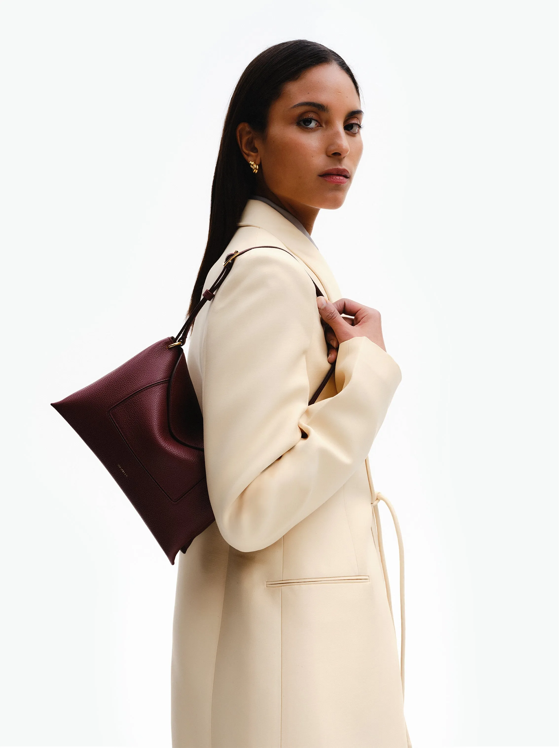 Penelope Slouch Bag - Acai Crust