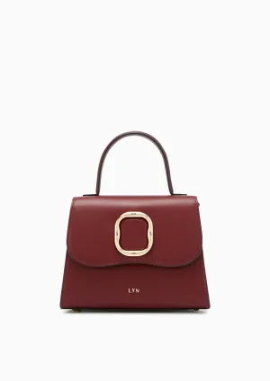 Piazza S Handbag Dark Red