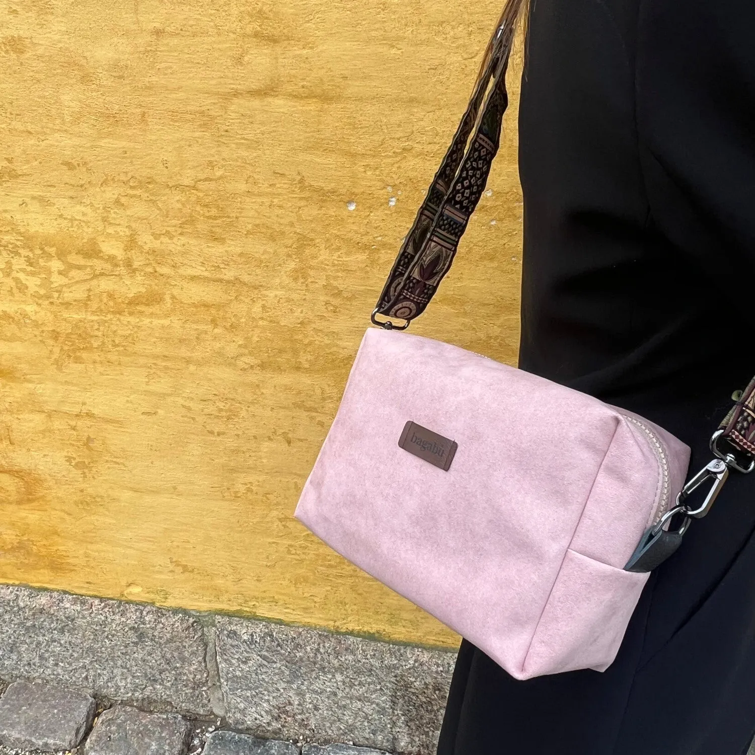 Pink Alcantara Bag