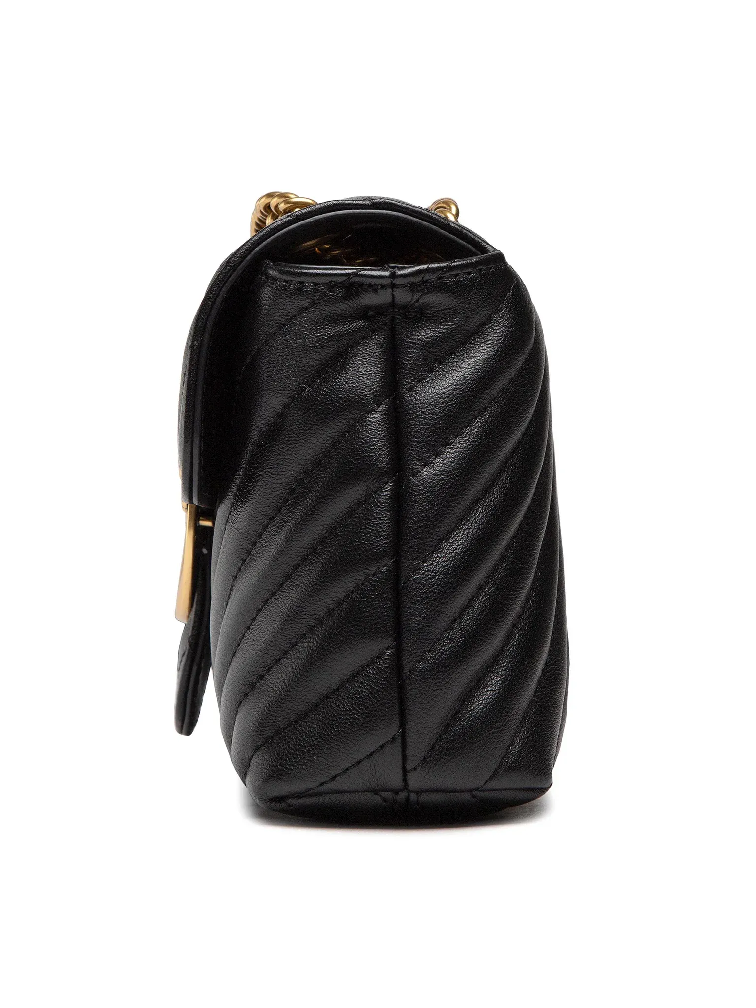 P.I.N.K.O. Love Mini Lady Puff Chevron Bag