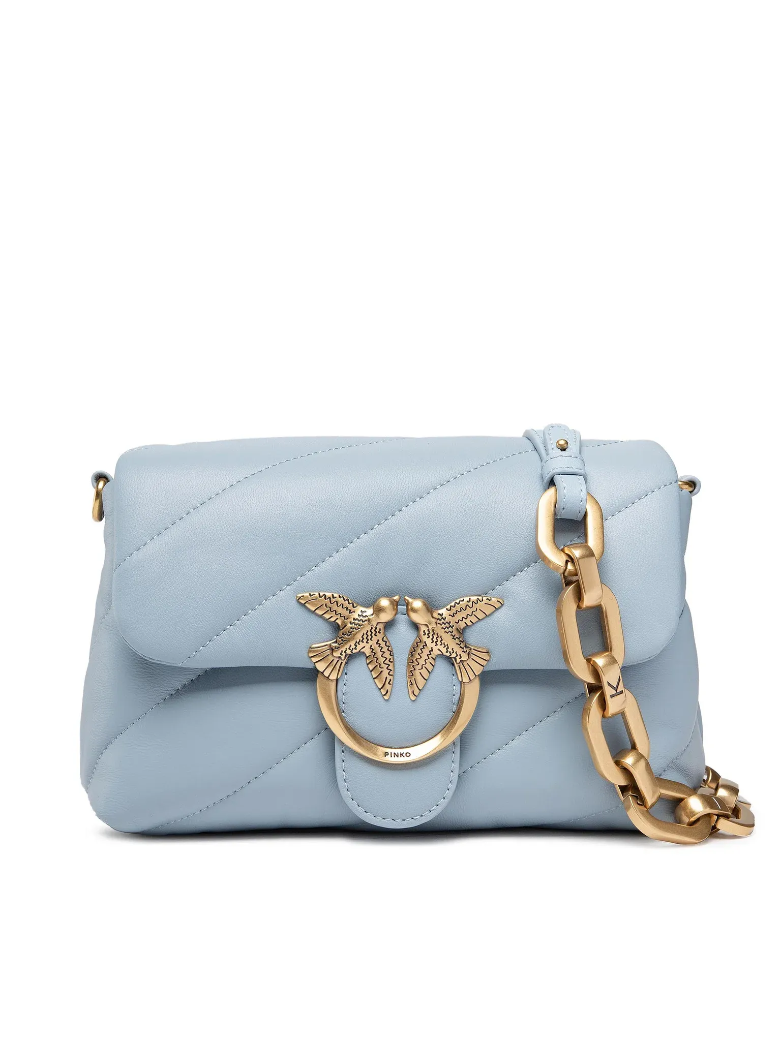 P.I.N.K.O Love Mini Puff Maxy Quilt Crossbody Bag