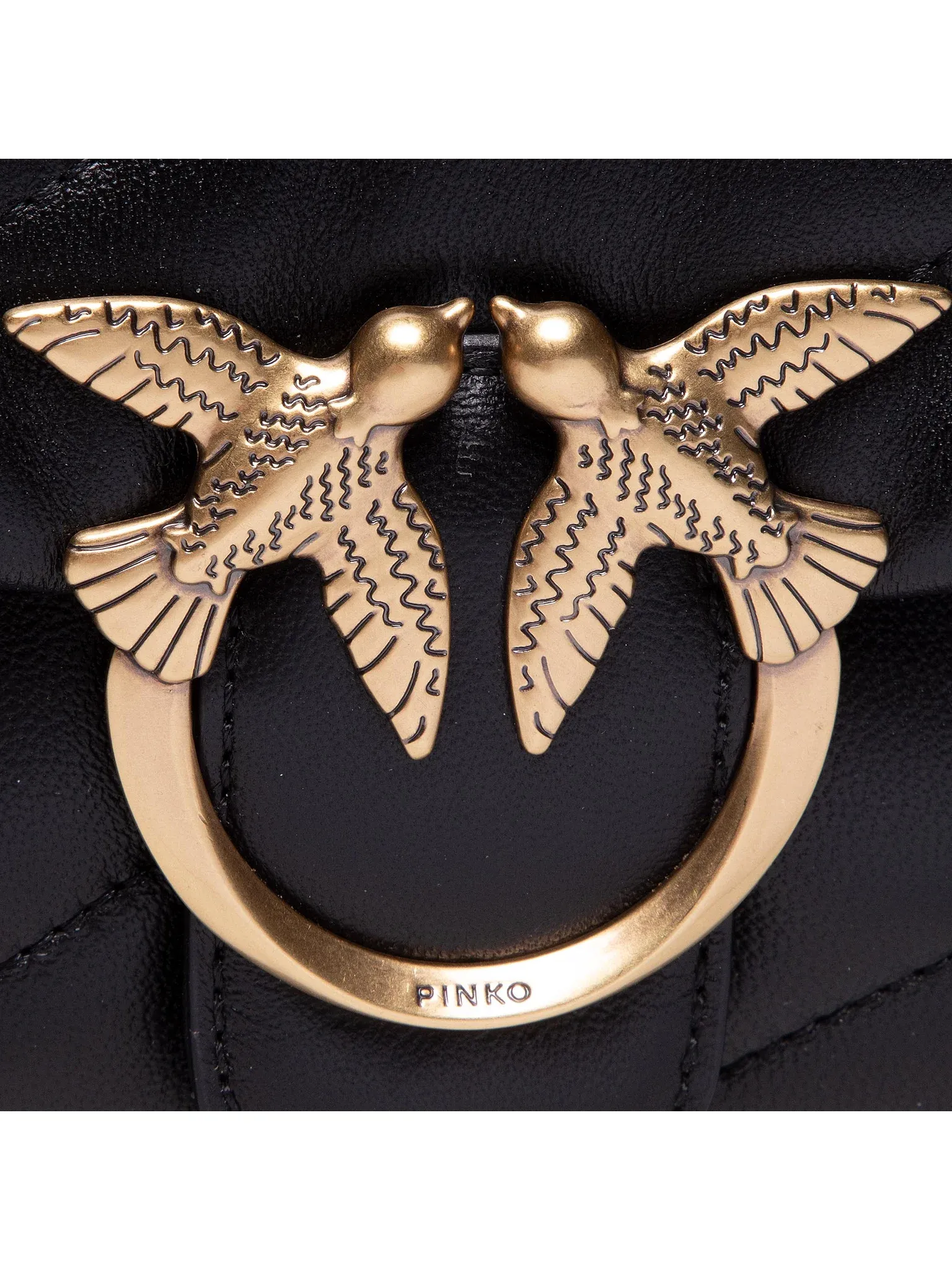 P.I.N.K.O Love Mini Puff Maxy Quilt Crossbody Bag