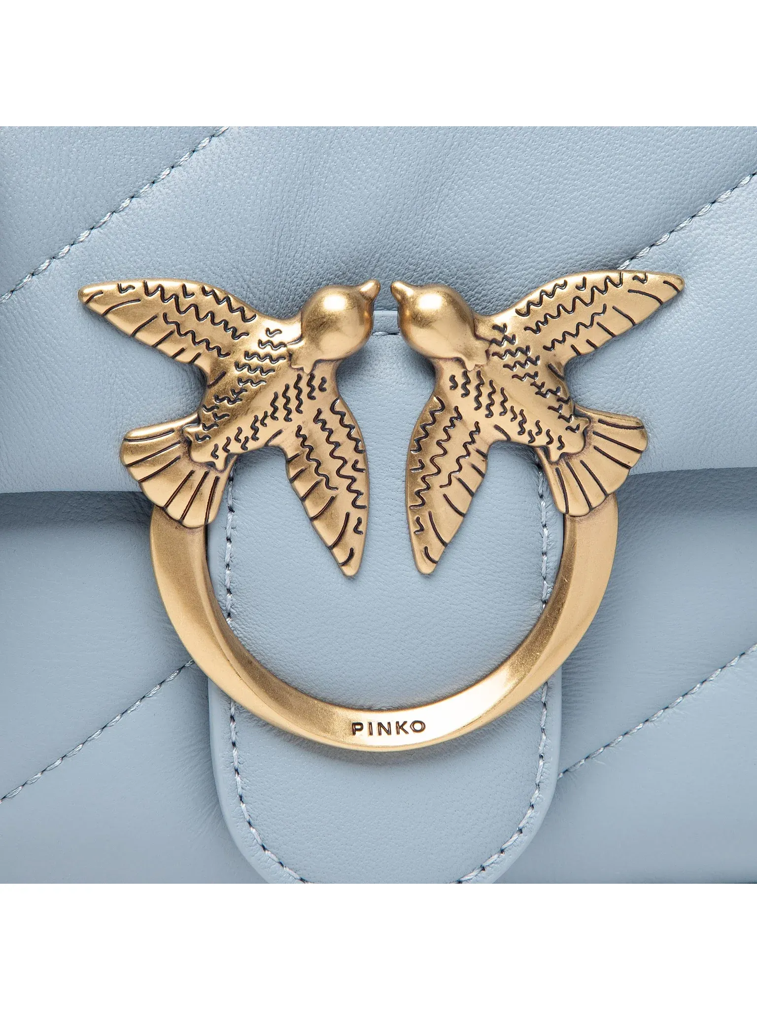 P.I.N.K.O Love Mini Puff Maxy Quilt Crossbody Bag