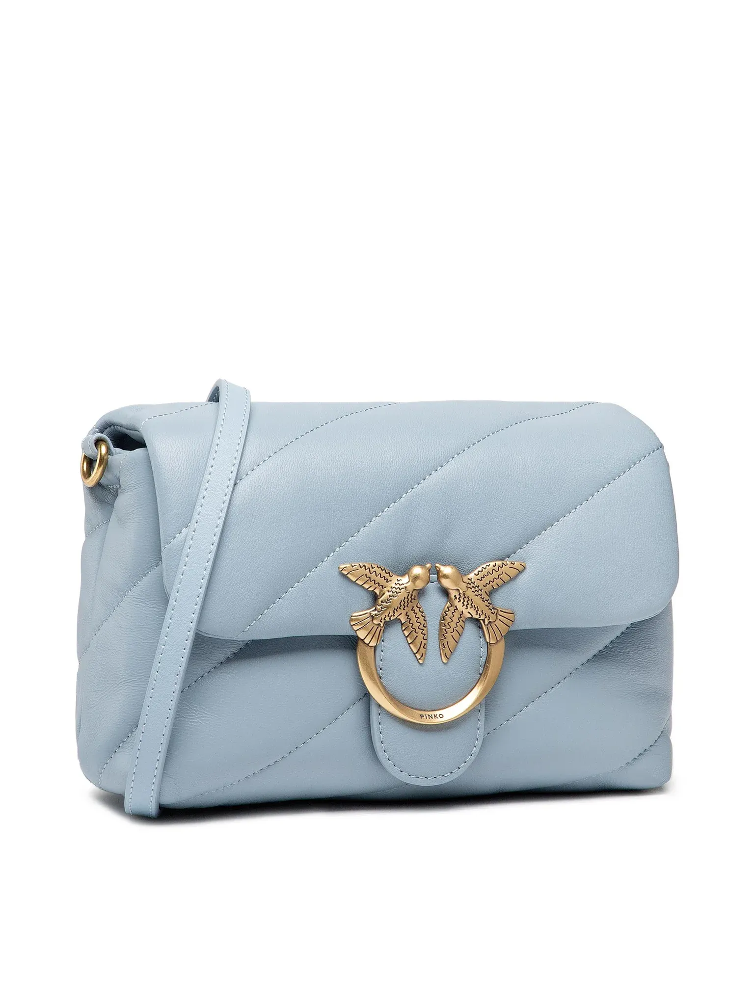 P.I.N.K.O Love Mini Puff Maxy Quilt Crossbody Bag