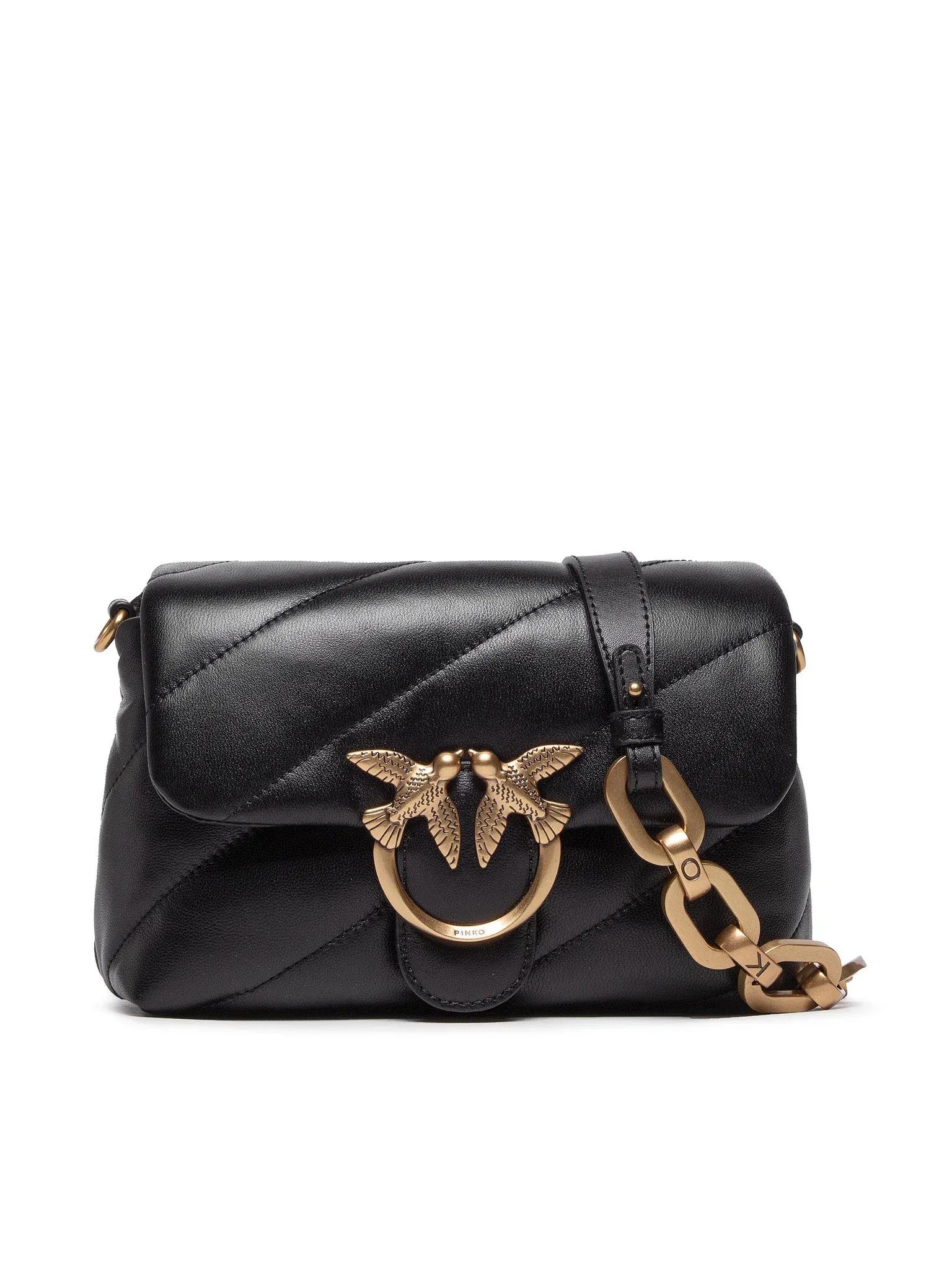 P.I.N.K.O Love Mini Puff Maxy Quilt Crossbody Bag