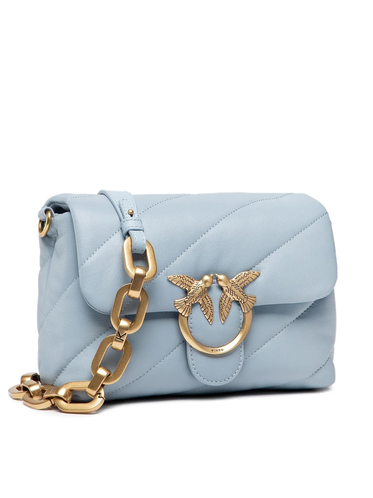 P.I.N.K.O Love Mini Puff Maxy Quilt Crossbody Bag