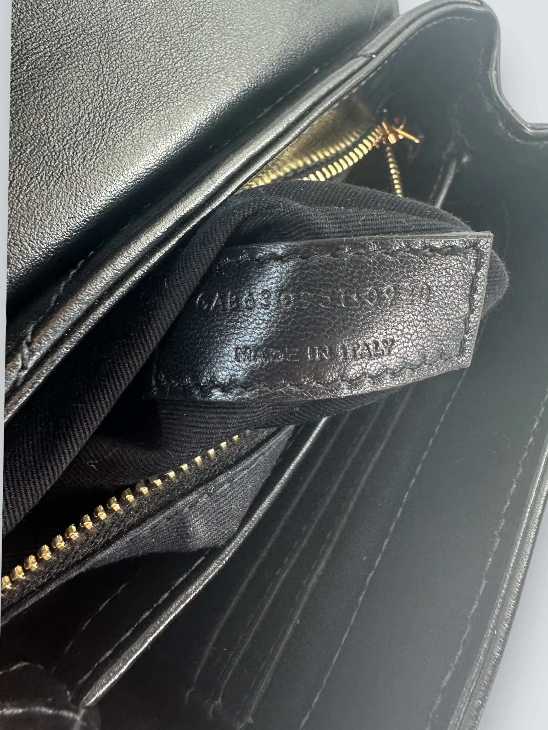 Saint Laurent Black Quilted Leather Toy Lou Lou Crossbody