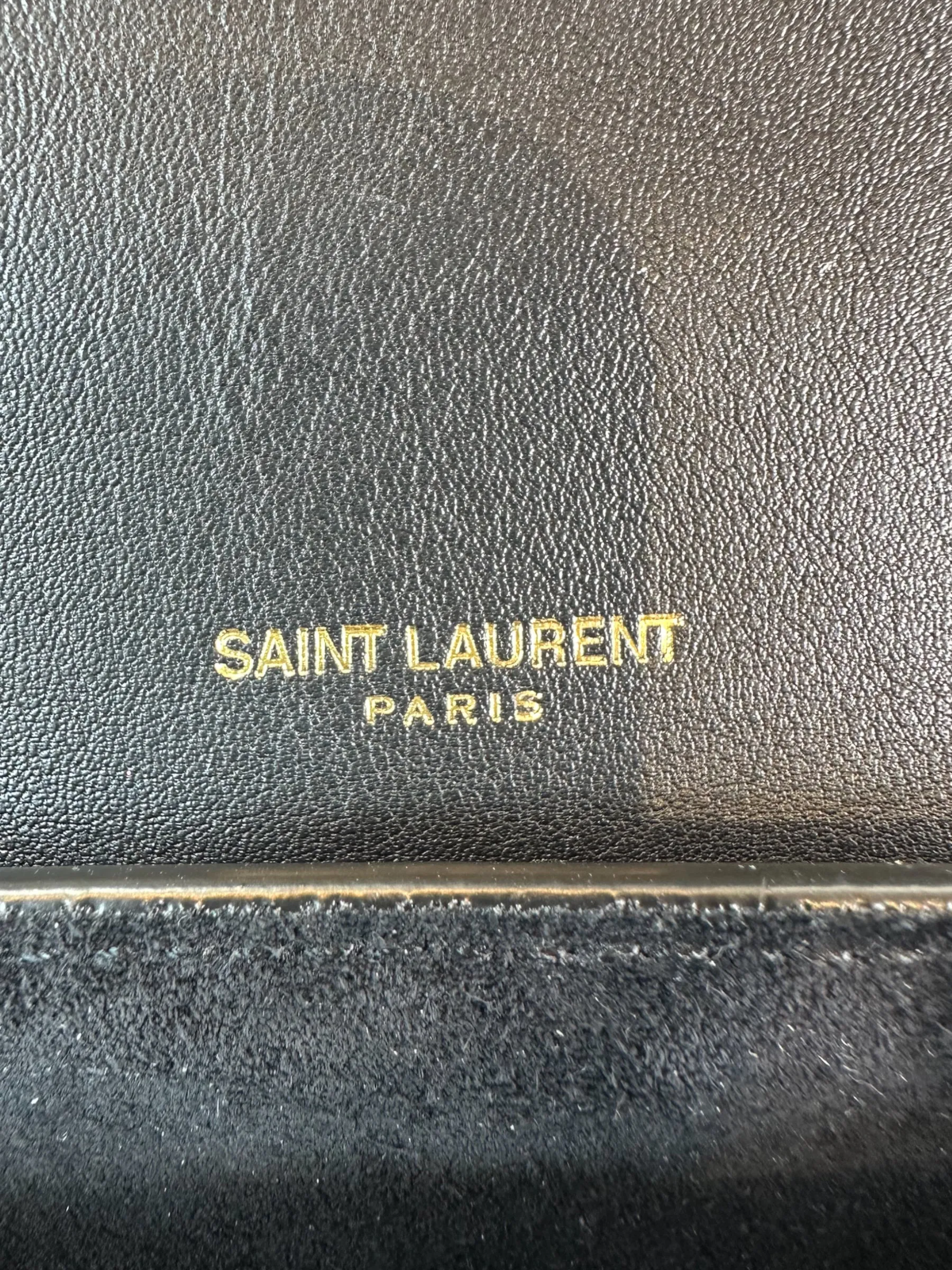 Saint Laurent Woven Raffia Kaia Satchel