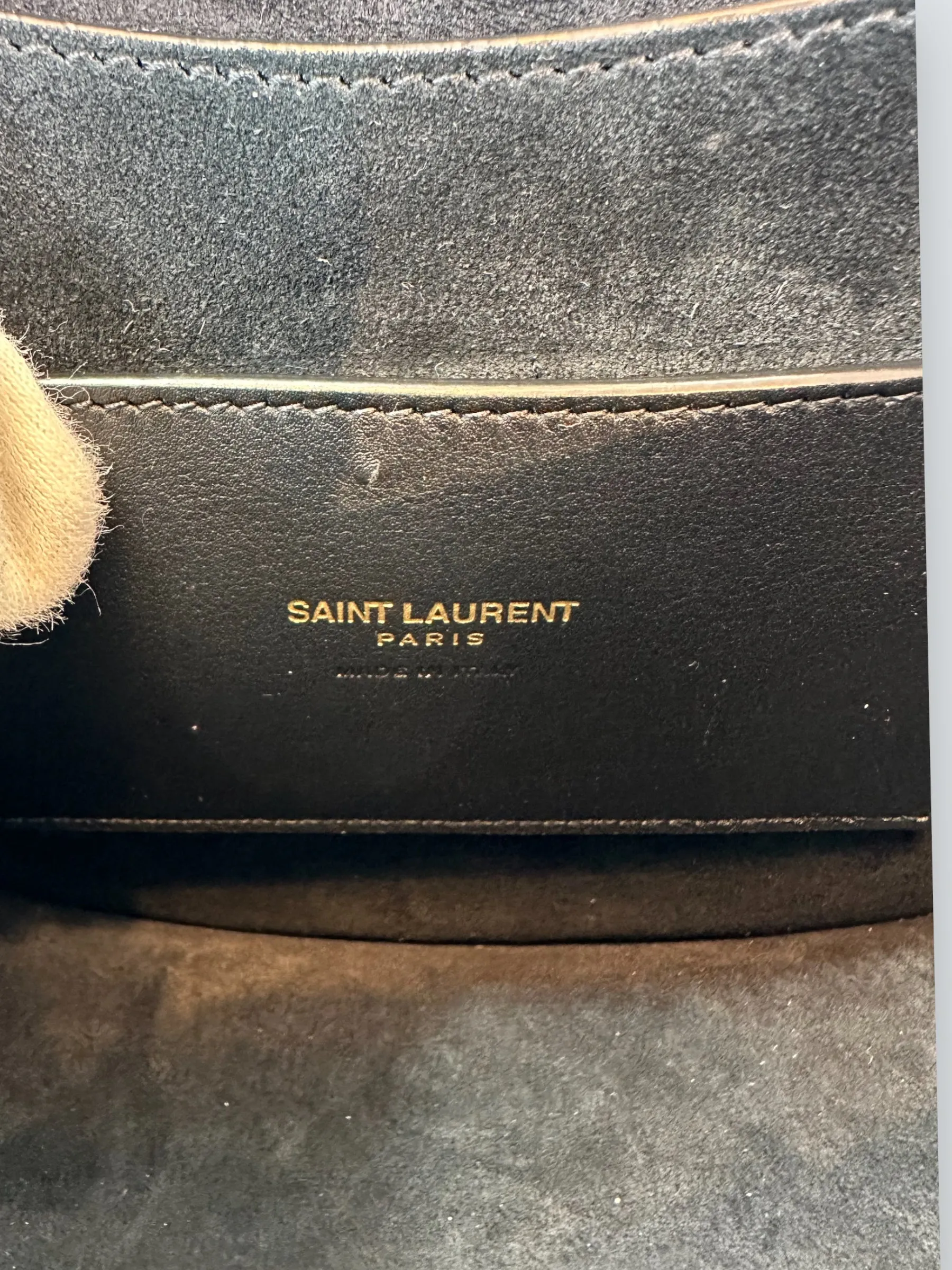 Saint Laurent Woven Raffia Kaia Satchel