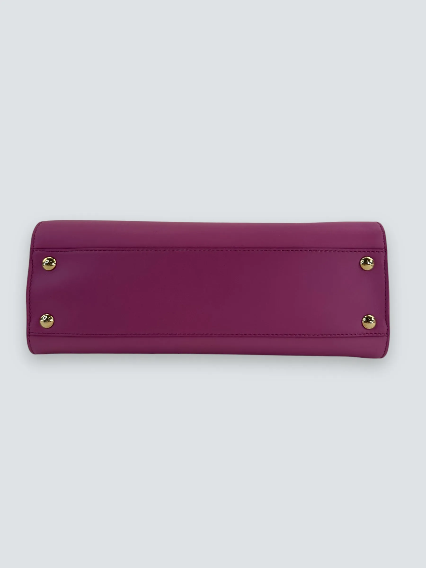 Salvatore Ferragamo Pink Leather Gancini Tote