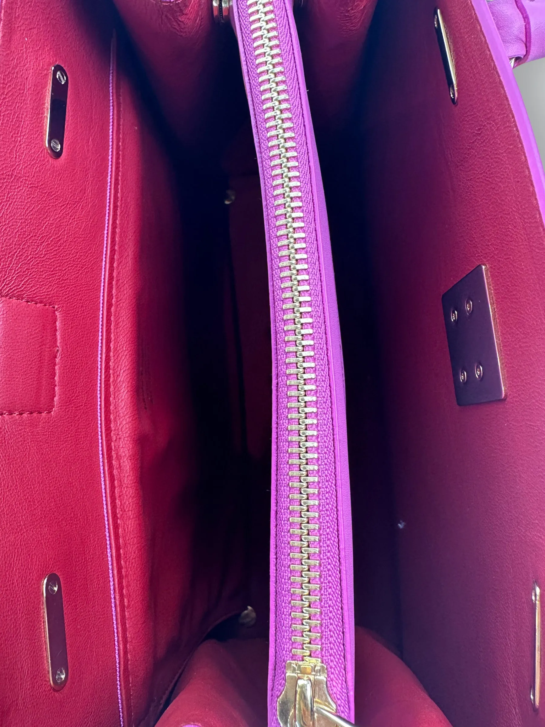 Salvatore Ferragamo Pink Leather Gancini Tote