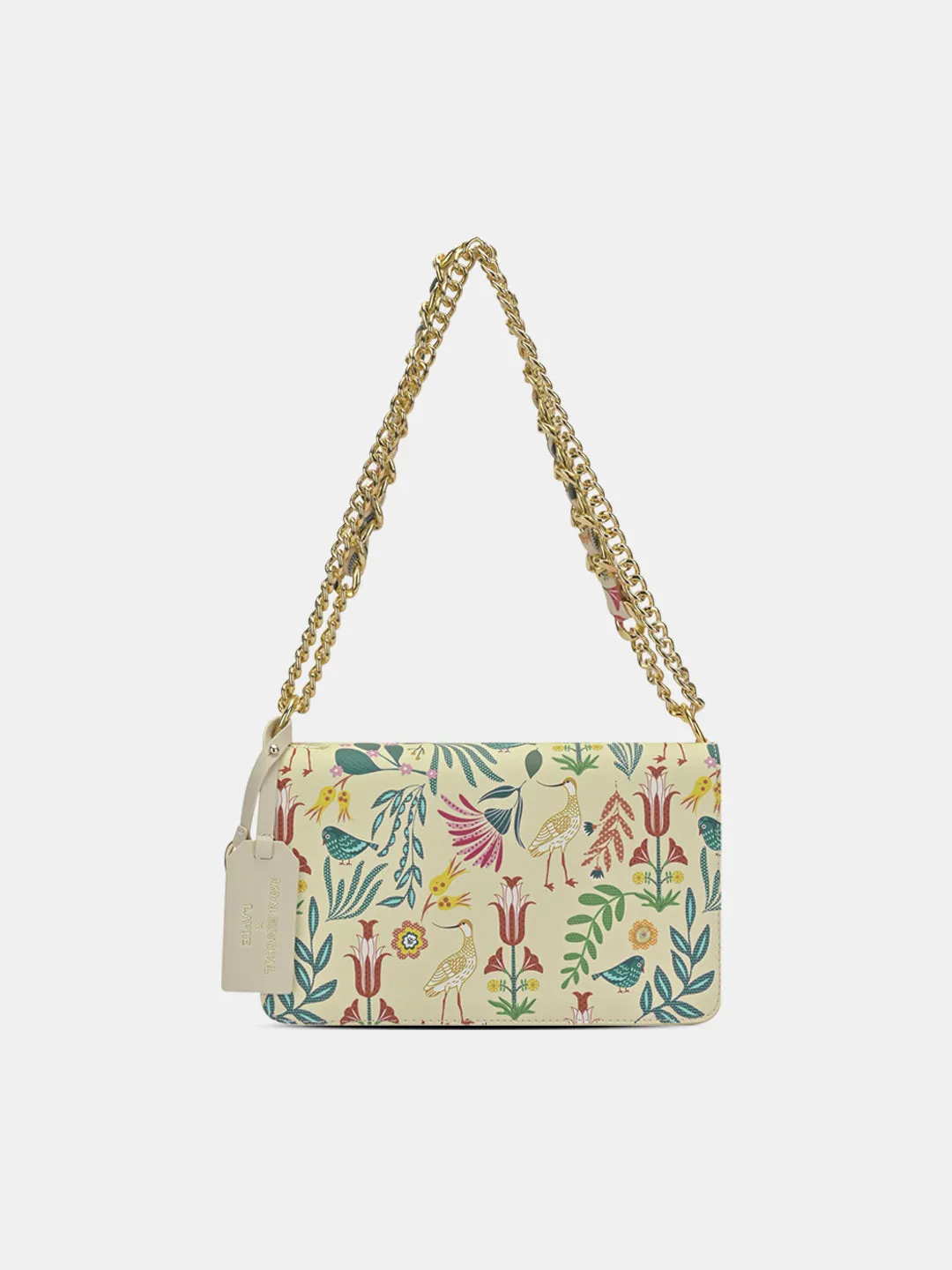 Saras Print Medium Flap Sling Bag