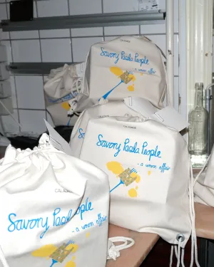 Savory Pasta Backpack Tote