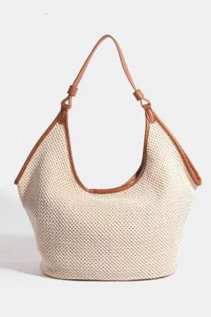 Solstice Woven Hobo Bag