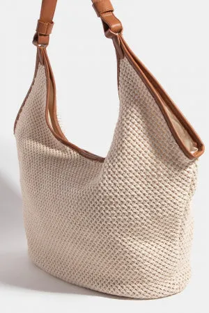 Solstice Woven Hobo Bag