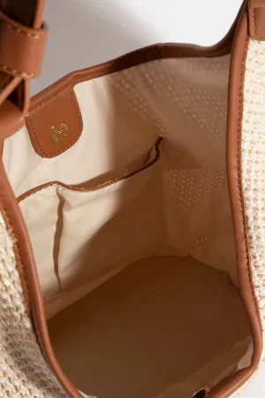 Solstice Woven Hobo Bag